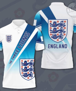 England National Football Team The Three Lions 3D Polo