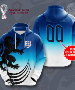 England World Cup 3D hoodie