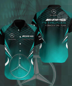 F1 2022 Mercedes AMG Petronas 3D short sleeve shirt