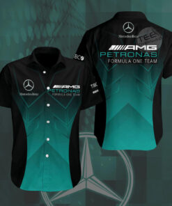 F1 Mercedes 2022 AMG Petronas 3D short sleeve shirt