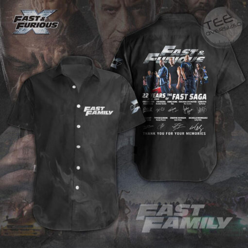 Fast And Furious short sleeve dress shirts OVS22723S1