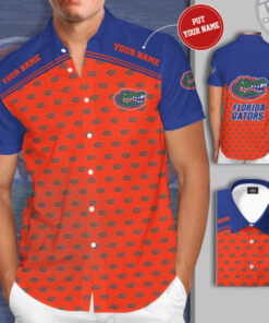 Florida Gators 3D Short Sleeve Dress Shirt 02