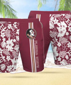 Florida State Seminoles 3D Hawaiian Shorts