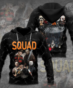 Horror Movies Halloween Hoodie Squad