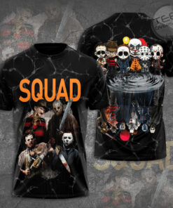Horror Movies T shirt Squad