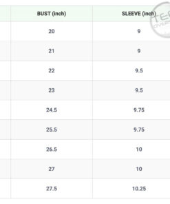 Jersey Sizechart 1