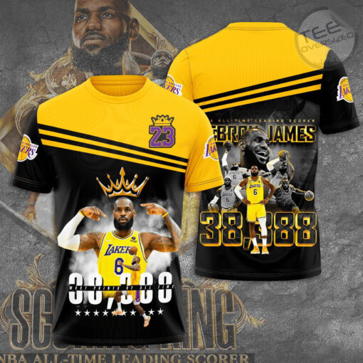 Lebron James T shirt 3D NBA Apparels