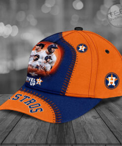 Level Up Houston Astros Cap Custom Hat 02