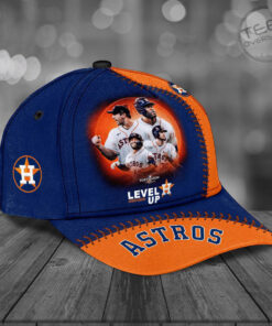 Level Up Houston Astros Cap Custom Hat 03