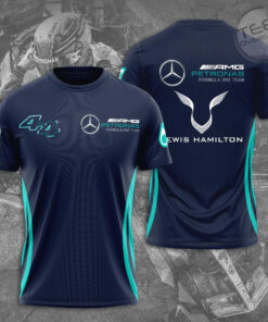 Lewis Hamilton Navy T shirt OVS16523S3