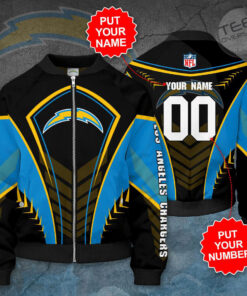 Los Angeles Chargers 3D Bomber Jacket 02