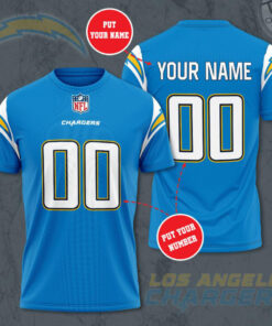 Los Angeles Chargers 3D T shirt 05