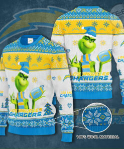 Los Angeles Chargers 3D sweater 02