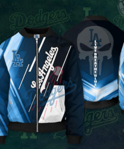 Los Angeles Dodgers 3D Bomber Jacket 02