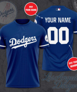 Los Angeles Dodgers 3D T shirt 03
