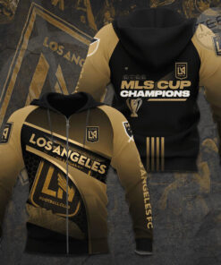 Los Angeles FC 3D zip up hoodie