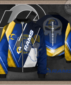Los Angeles Rams 3D Bomber Jacket 04