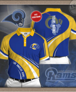 Los Angeles Rams 3D Polo 02