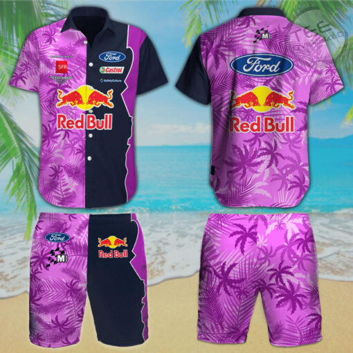 M Sport Ford World Rally Team 3D Hawaiian Shirt Hawaiian Shorts 01