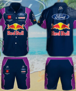 M Sport Ford World Rally Team 3D Hawaiian Shirt Hawaiian Shorts 02
