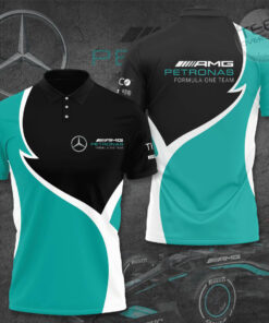 Mercedes AMG Petronas 3D Polo Apparels