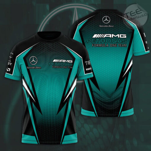 Mercedes AMG Petronas F1 3D Apparels T shirt