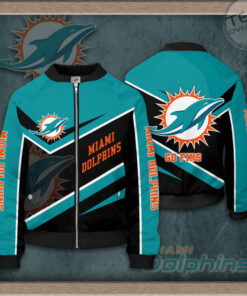Miami Dolphins 3D Bomber Jacket 03