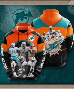 Miami Dolphins 3D hoodie 09