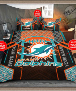 Miami Dolphins bedding set 02