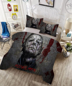 Michael Myers bedding set design 2