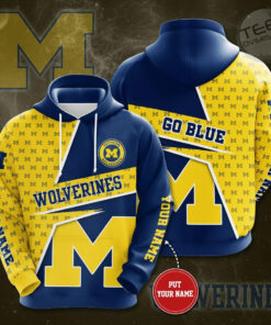 Michigan Wolverines 3D Hoodie 03