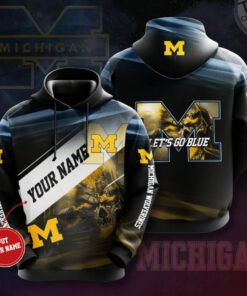 Michigan Wolverines 3D Hoodie 04