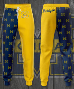 Michigan Wolverines 3D Sweatpant 03
