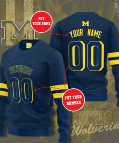 Michigan Wolverines 3D Sweatshirt 04