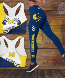 Michigan Wolverines Hollow Tank Top Bra sports