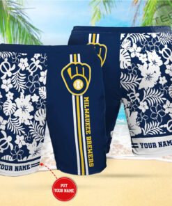 Milwaukee Brewers Hawaiian Shorts