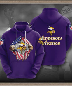 Minnesota Vikings 3D hoodie 012