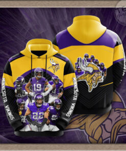 Minnesota Vikings 3D hoodie 09