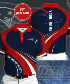 New England Patriots 3D Polo 02