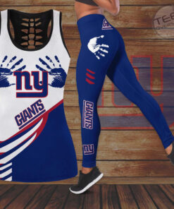 New York Giants Hollow Tank Top Leggings 02