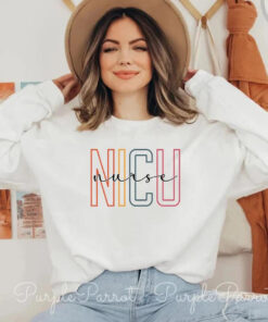 Nicu Nurse Sweatshirt white