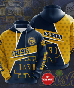 Notre Dame Fighting Irish 3D Hoodie 09