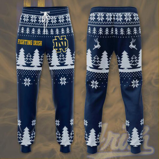 Notre Dame Fighting Irish 3D Sweatpant 01