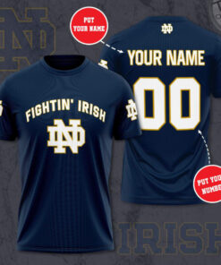 Notre Dame Fighting Irish 3D T shirt 03
