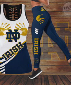 Notre Dame Fighting Irish Hollow Tank Top Leggings 02