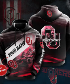 Oklahoma Sooners 3D Hoodie 03