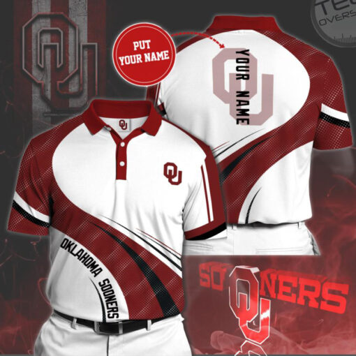 Oklahoma Sooners 3D Polo 01
