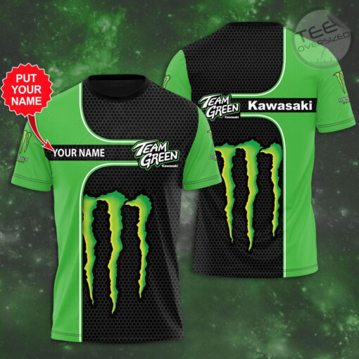 Personalized Kawasaki Racing Team T shirt