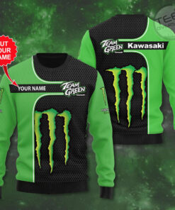 Personalized Kawasaki Racing Team sweatshirt