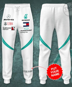 Personalized Mercedes AMG Petronas F1 Team sweatpant PMERAMGS1